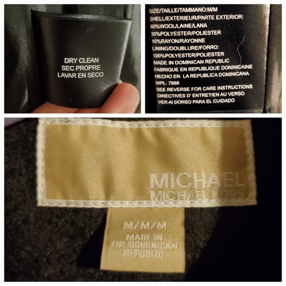 SOLD Like new Michael Kors Double Breasted Peacoat - Picture 6 of 7